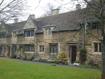 Alms houses in Stamford.