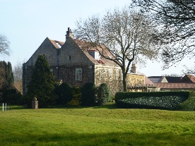 large imposing house in Hougham. 